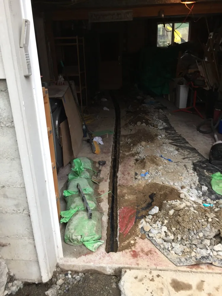 Slide of Evergreen Sewer