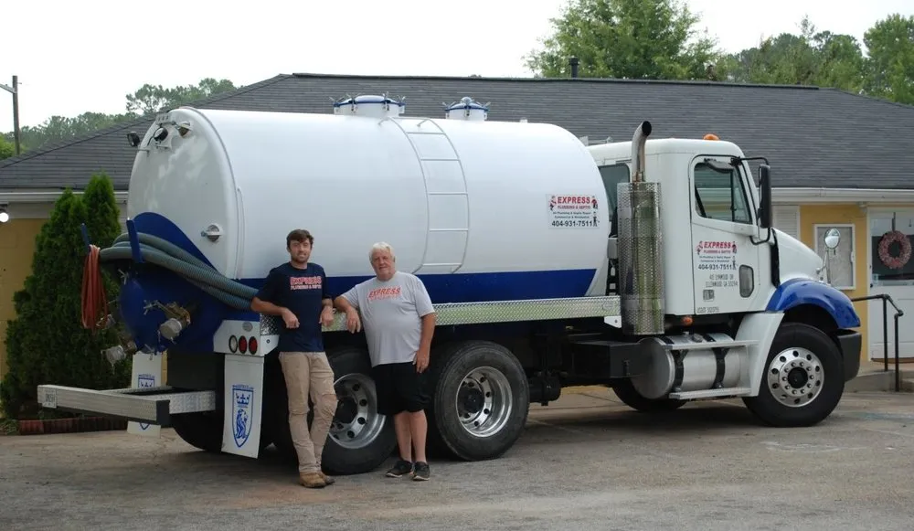 Slide of Express Plumbing & Septic