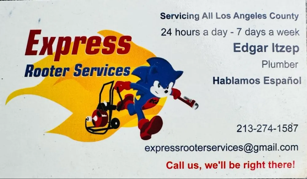 Slide of Express Rooter Service
