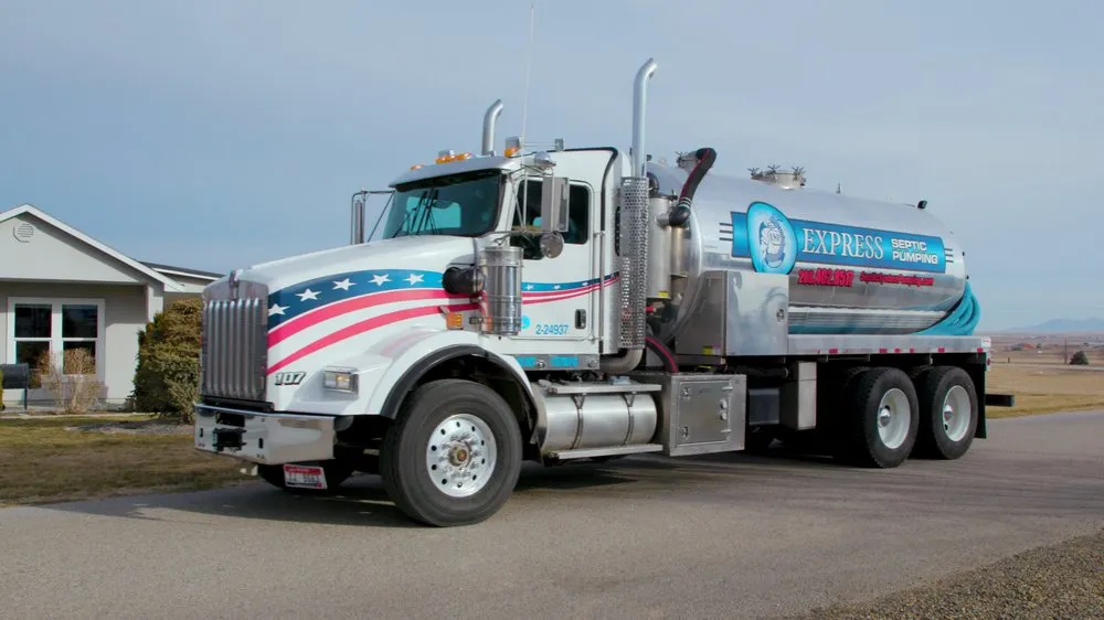 Slide of Express Septic & Drain Cleaning