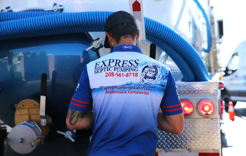 Slide of Express Septic & Drain Cleaning