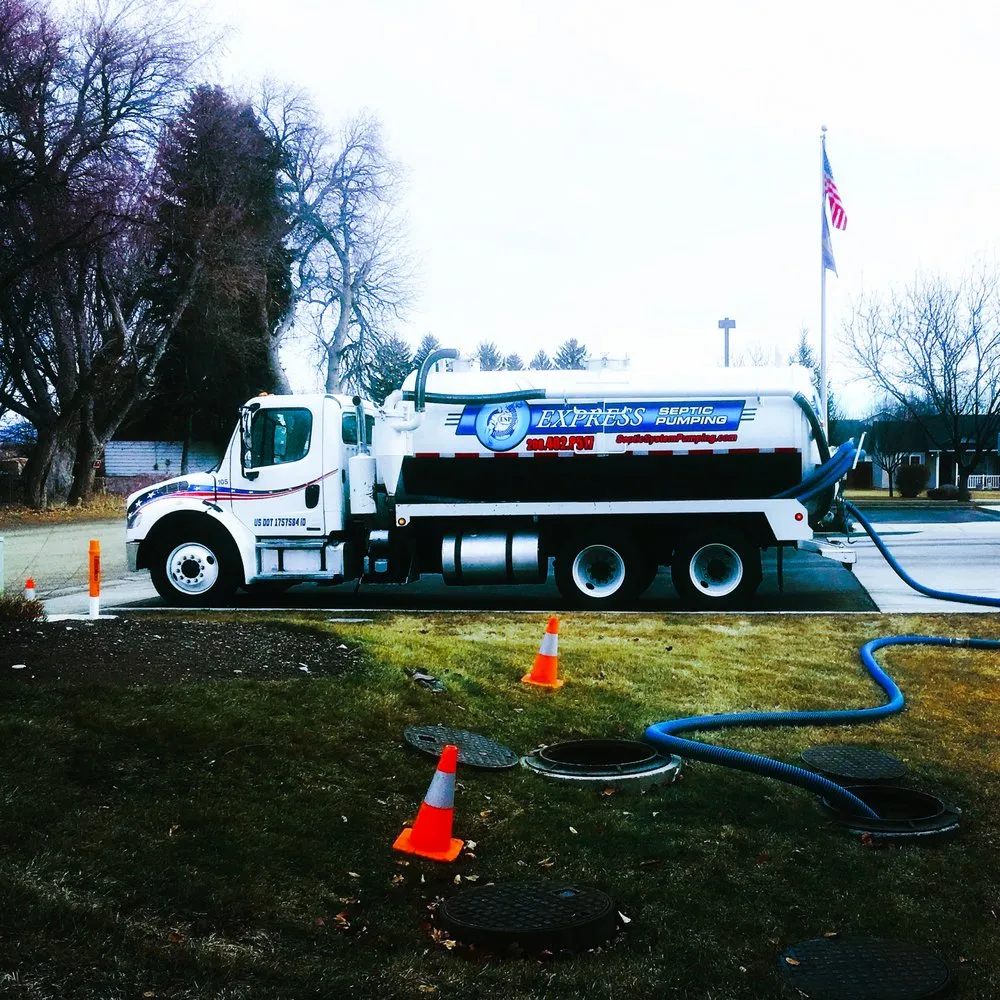 Slide of Express Septic & Drain Cleaning