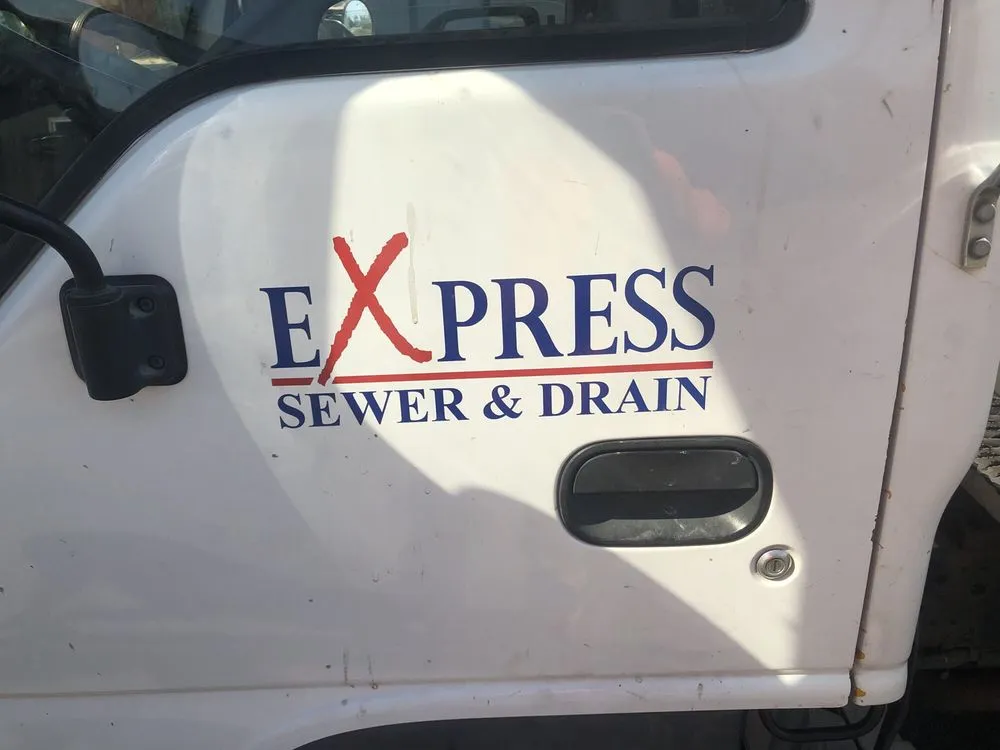 Slide of Express Sewer & Drain