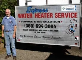 Slide of Express Water Heater Service