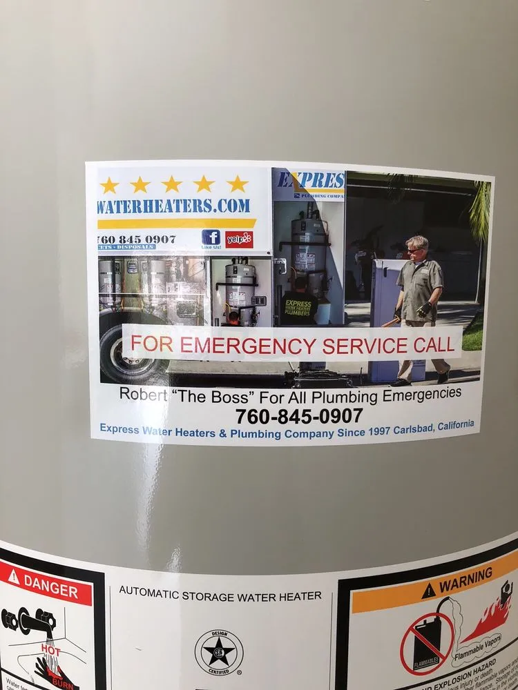 Slide of Express Water Heaters