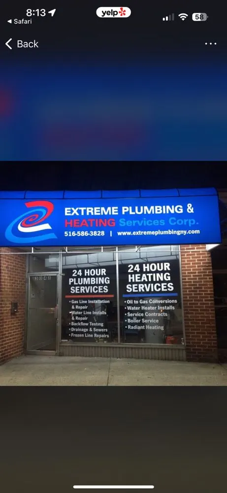Slide of Extreme Plumbing NY