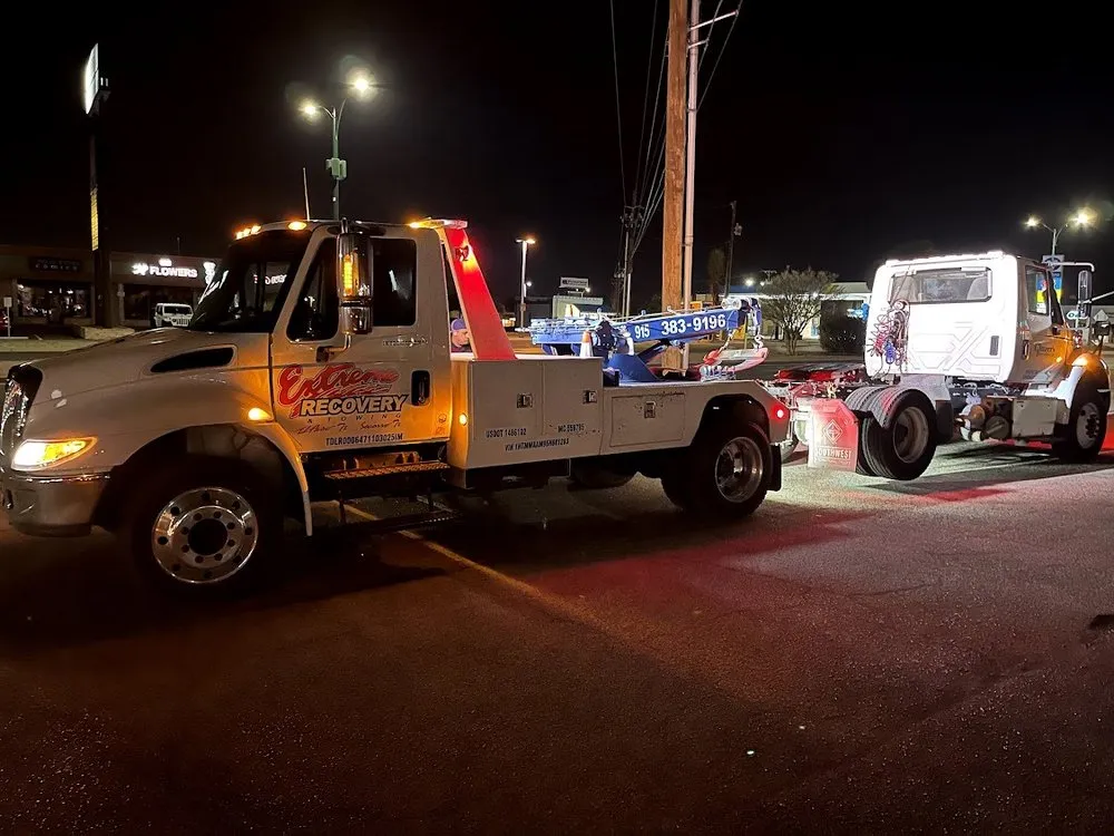 Slide of Extreme Recovery & Towing