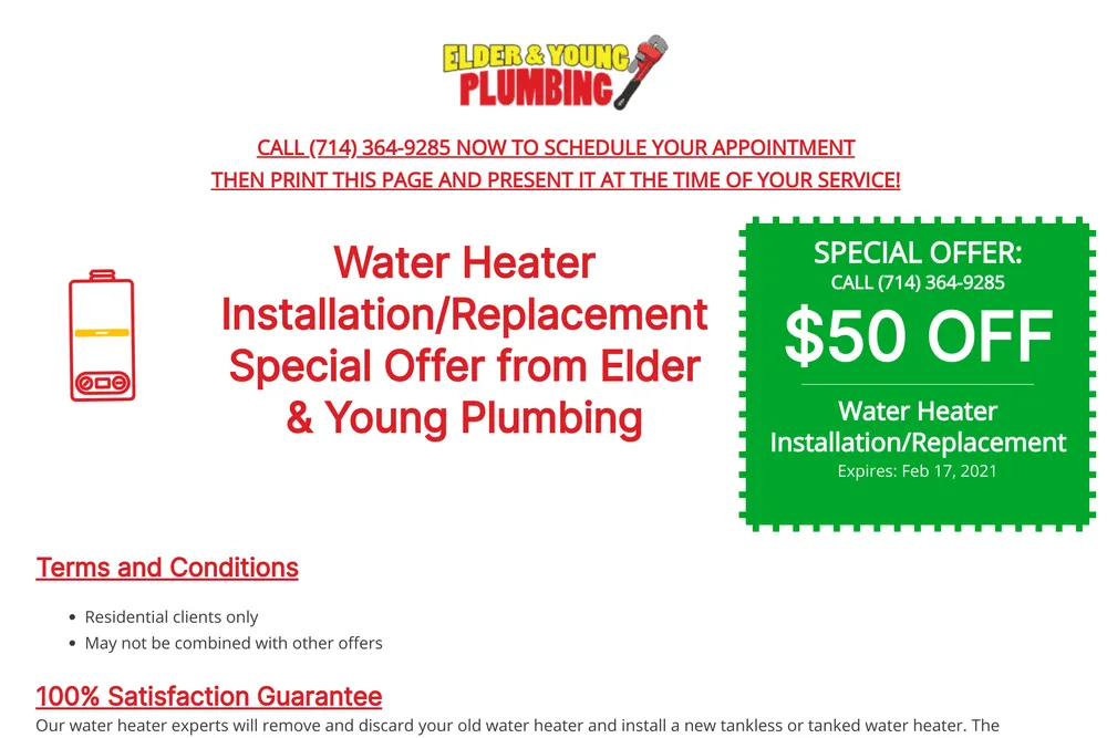Slide of E&Y Plumbing