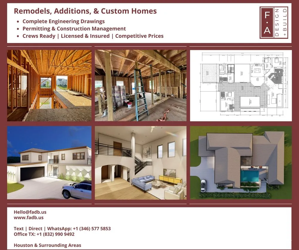 Slide of F A Design & Build