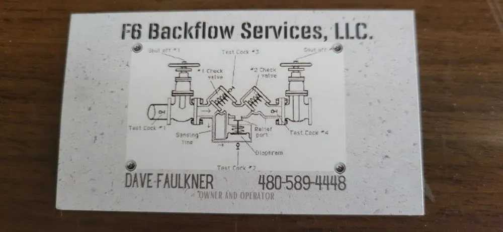Slide of F6 Backflow Services
