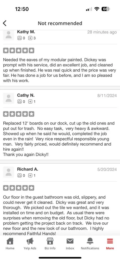 Affordable plumbing repair service in Tampa Bay, FL - Faithful Hands 413