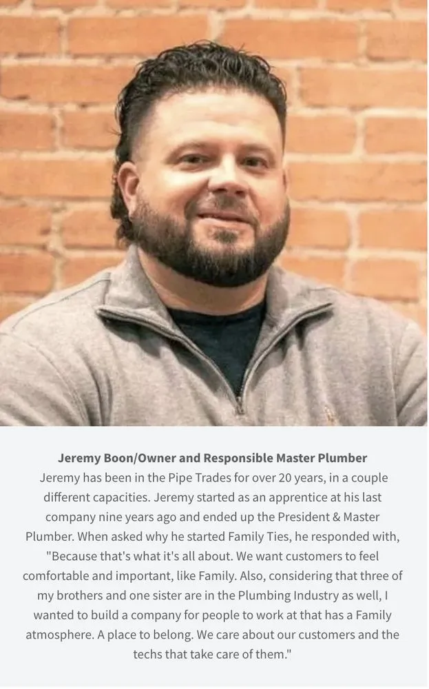 Slide of Family Ties Plumbing