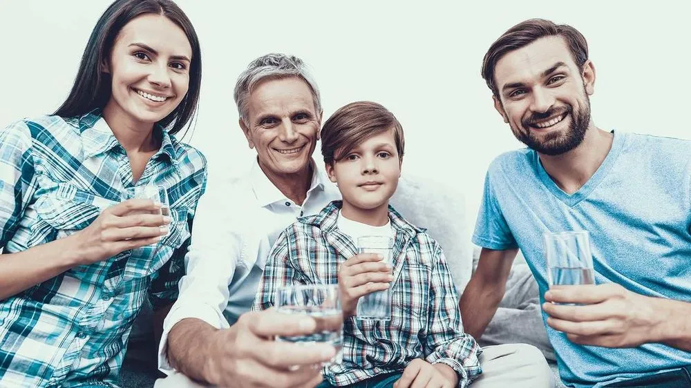 Slide of Family Water Conditioning