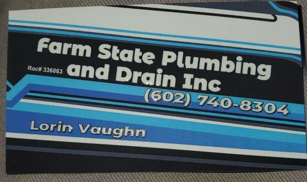 Farm State Plumbing And Drain Logo
