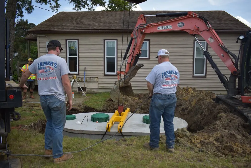 Professional plumbing repair experts serving Moon, VA - Farmer's Septic Service