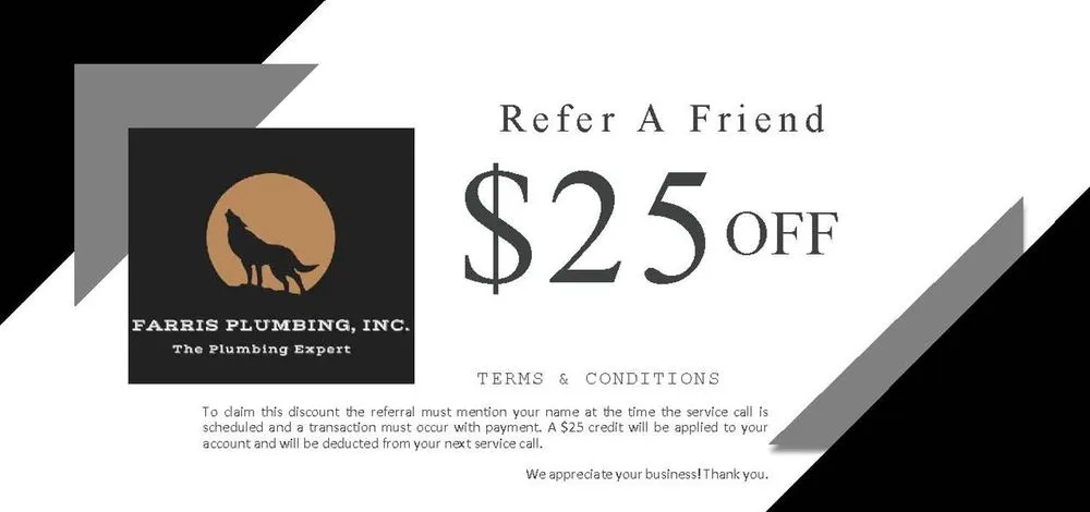 Slide of Farris Plumbing