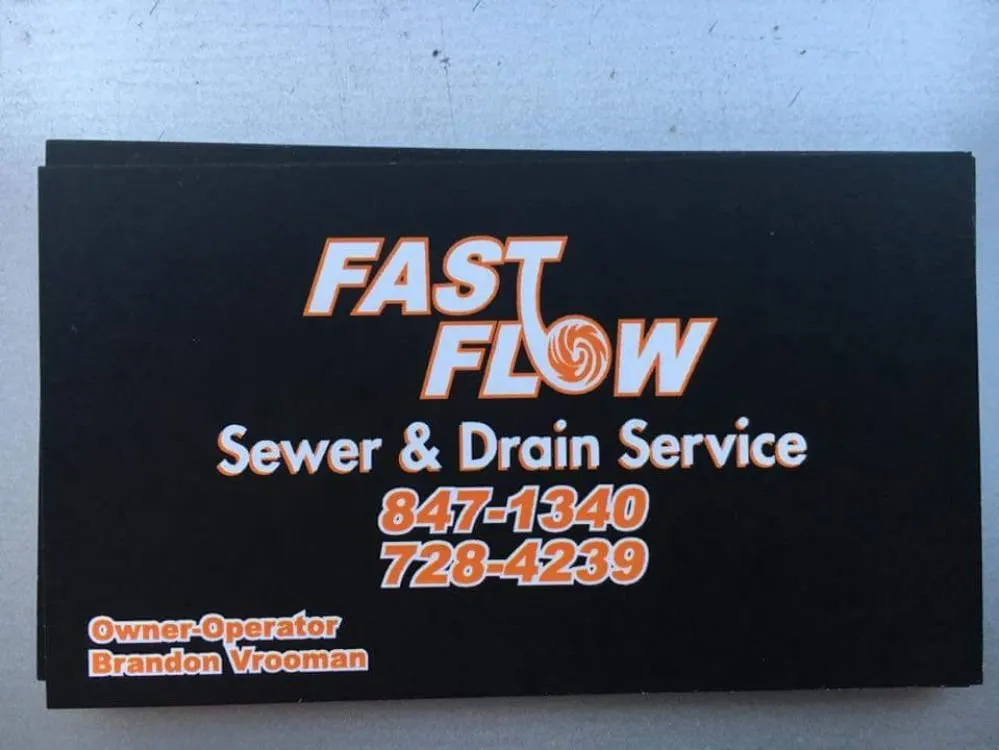 Slide of Fast Flow Sewer & Drain Service