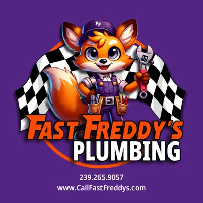 Fast Freddy's Plumbing Logo