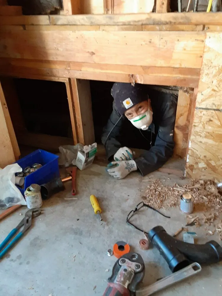 Slide of Father Daughter Plumbing