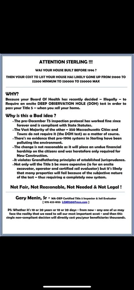 Slide of Favreau L R Septic Service