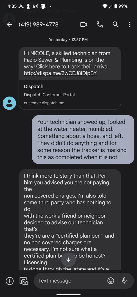 Slide of Fazio Sewer & Plumbing