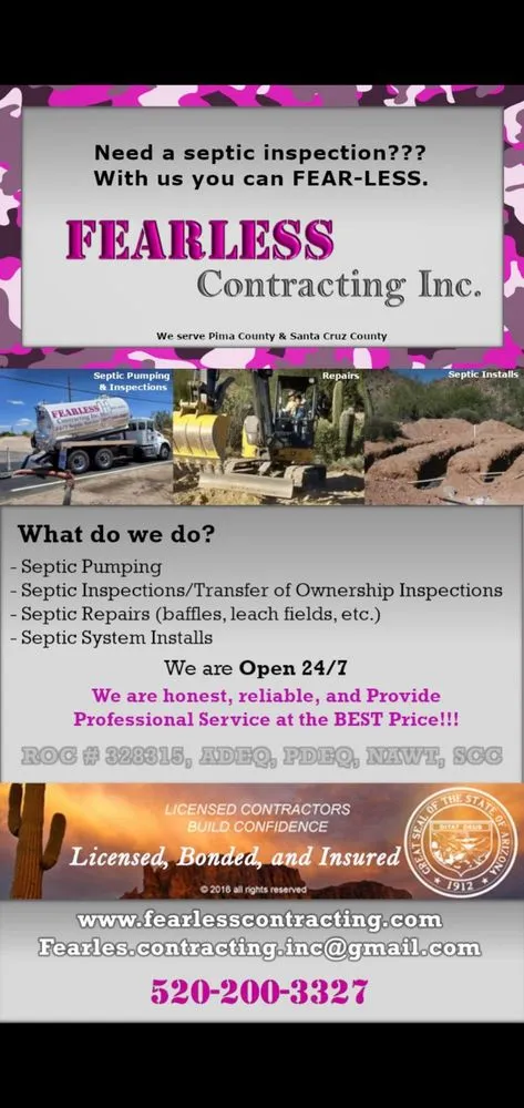 Slide of Fearless Contracting