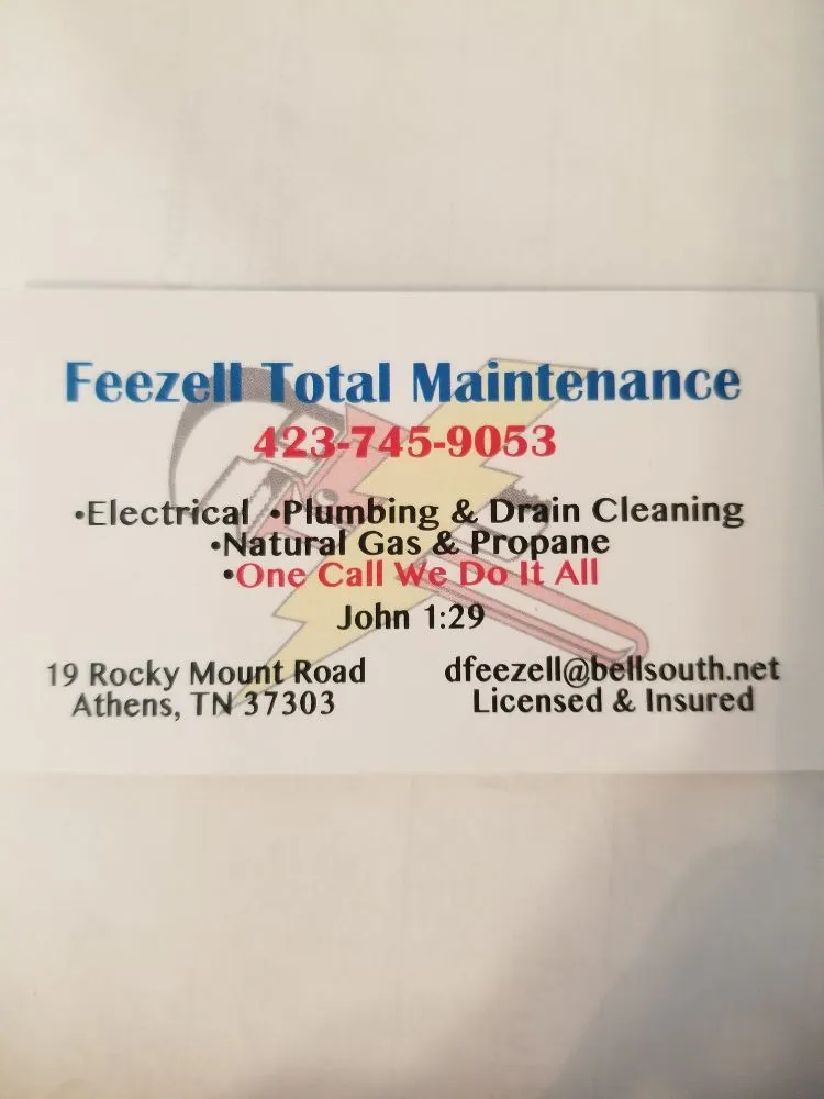 Slide of Feezell Total Maintenance