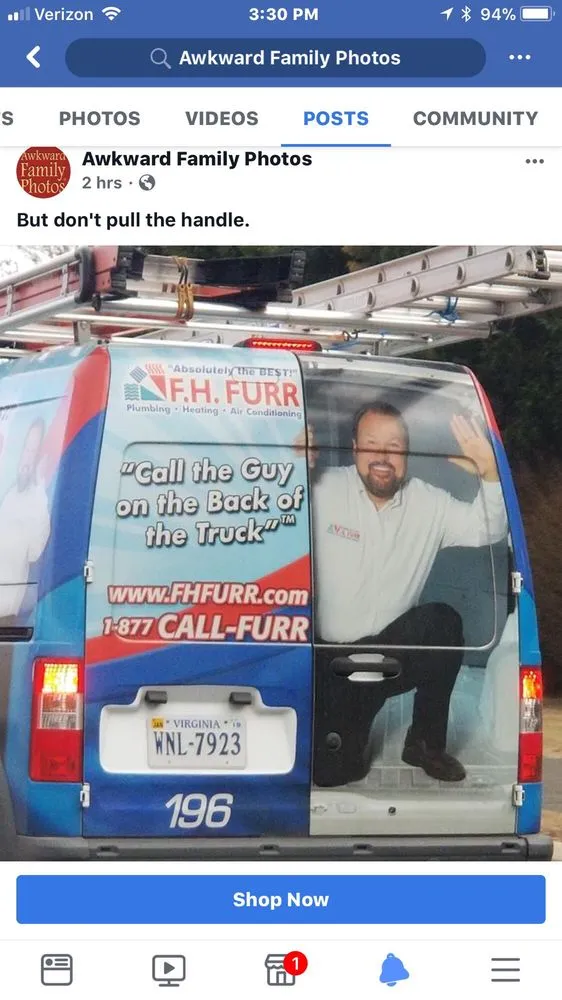 Slide of F.H. Furr Plumbing, Heating, Air Conditioning & Electrical