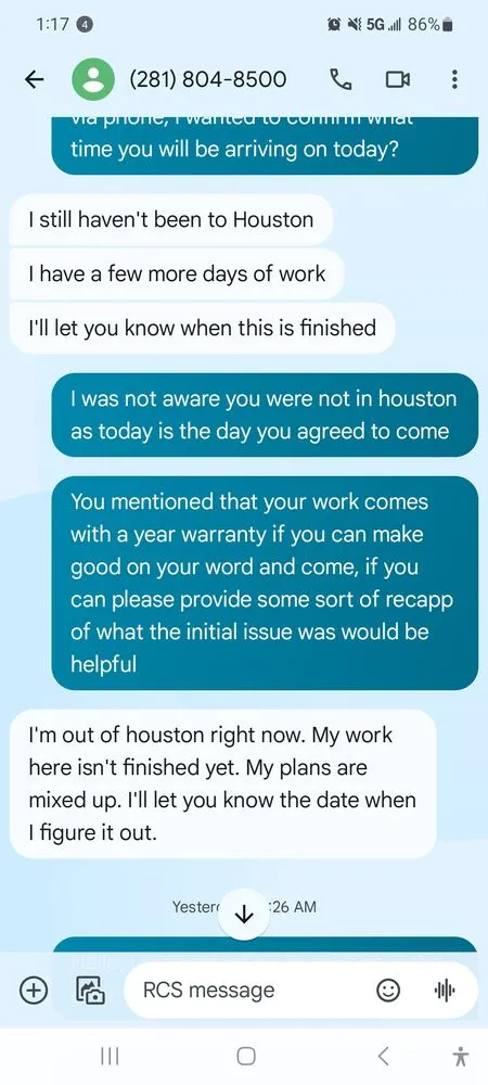 Trusted water heater service for homes in Sugar Land, TX by Fh Plumbing and Renovation