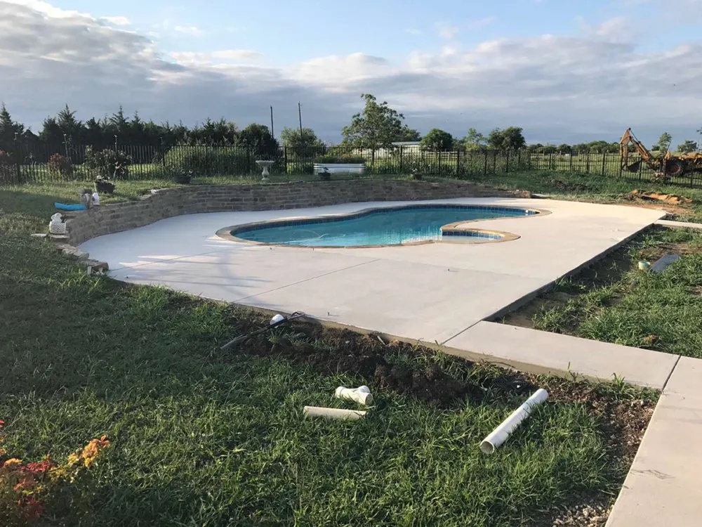 Slide of Fiddler Pool Construction