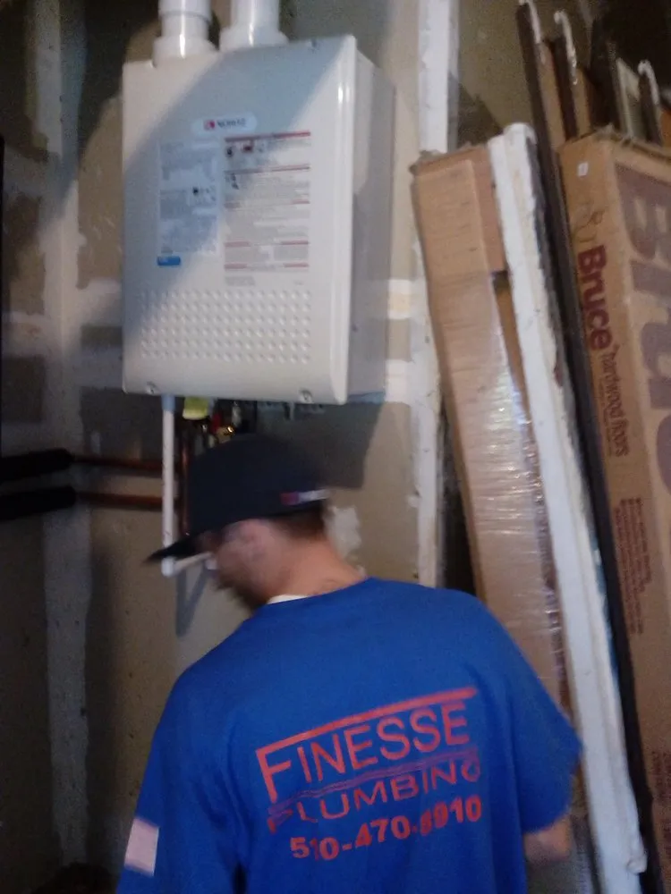 Slide of Finesse plumbing