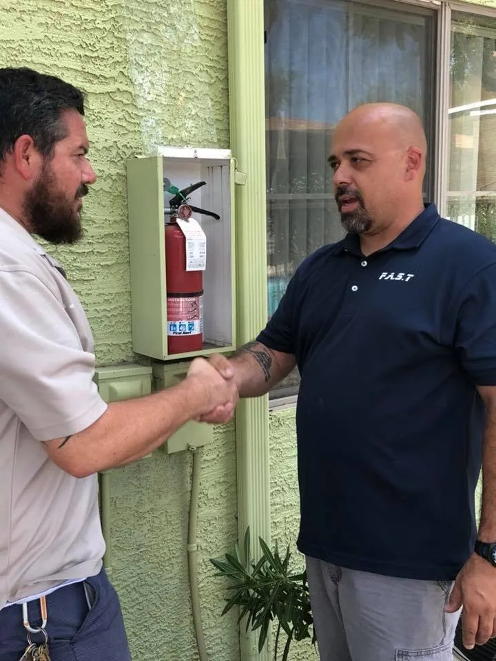 Slide of Fire And Safety Team