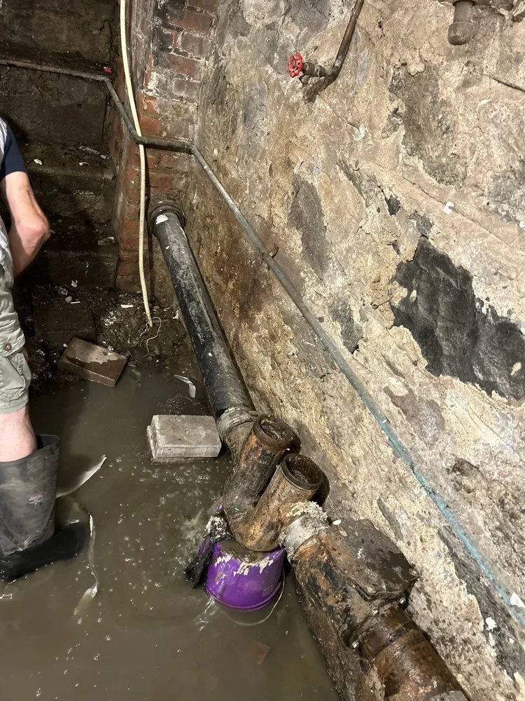 Slide of First Aid Sewer Cleaning