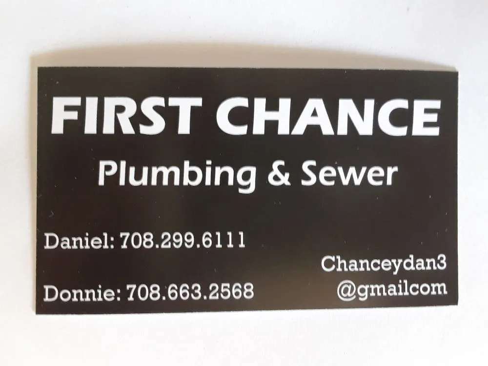 Slide of First Chance Plumbing and Sewer