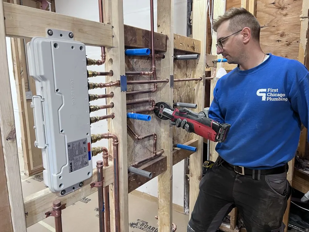 Slide of First Chicago Plumbing