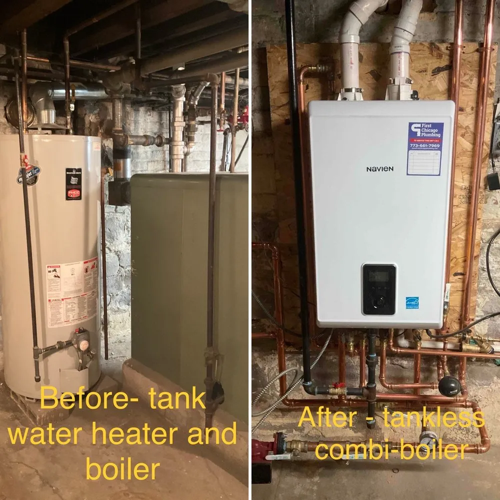 Slide of First Chicago Plumbing