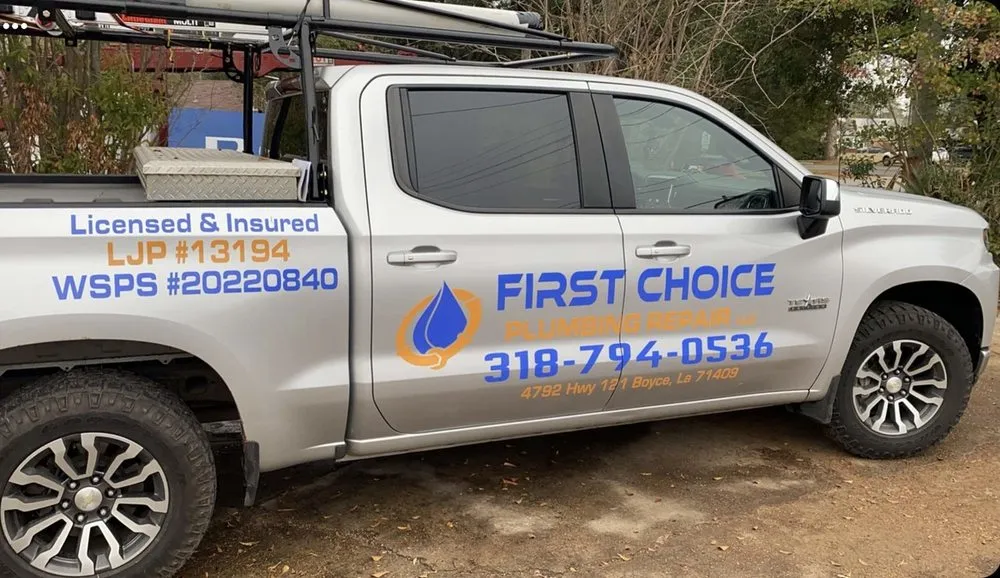 Quality drain cleaning service in Boyce, LA - First Choice Plumbing