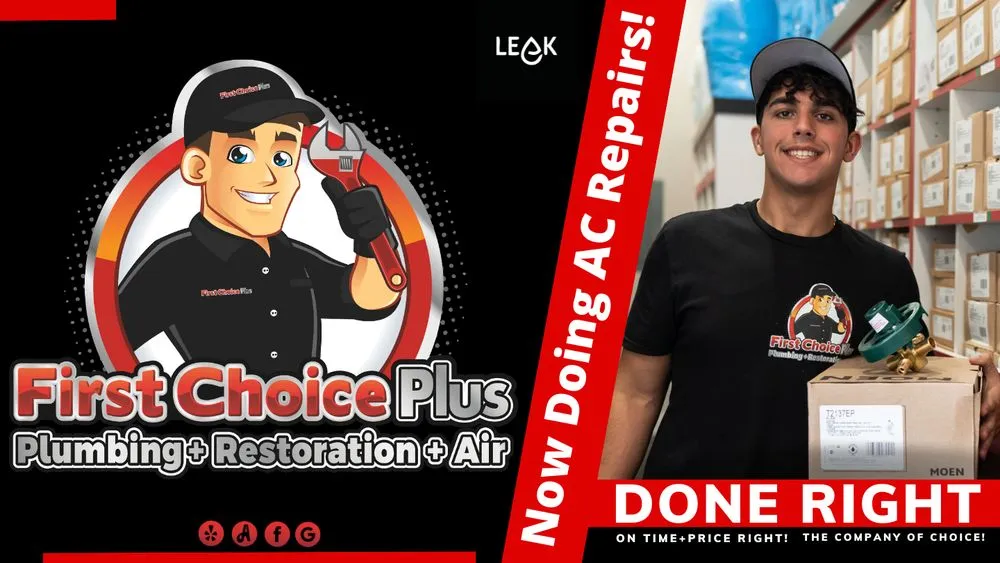 Quality drain cleaning for homes in Port St Lucie, FL by First Choice Plus Plumbing & Air