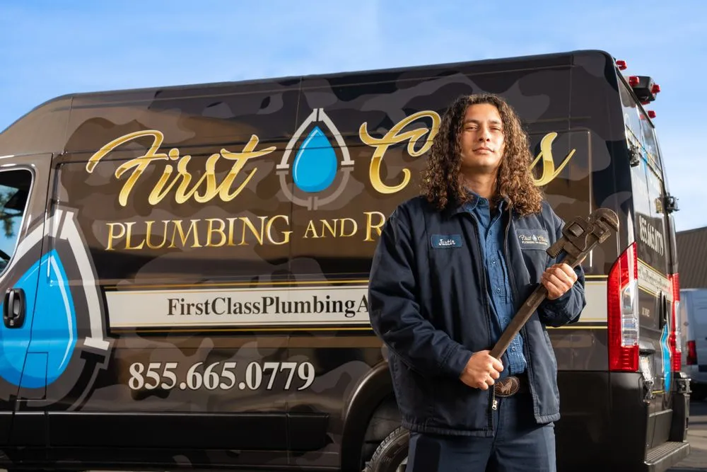Slide of First Class Plumbing and Rooter