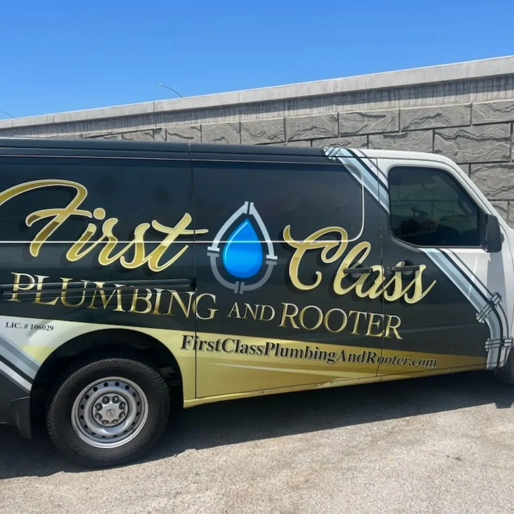 Slide of First Class Plumbing and Rooter