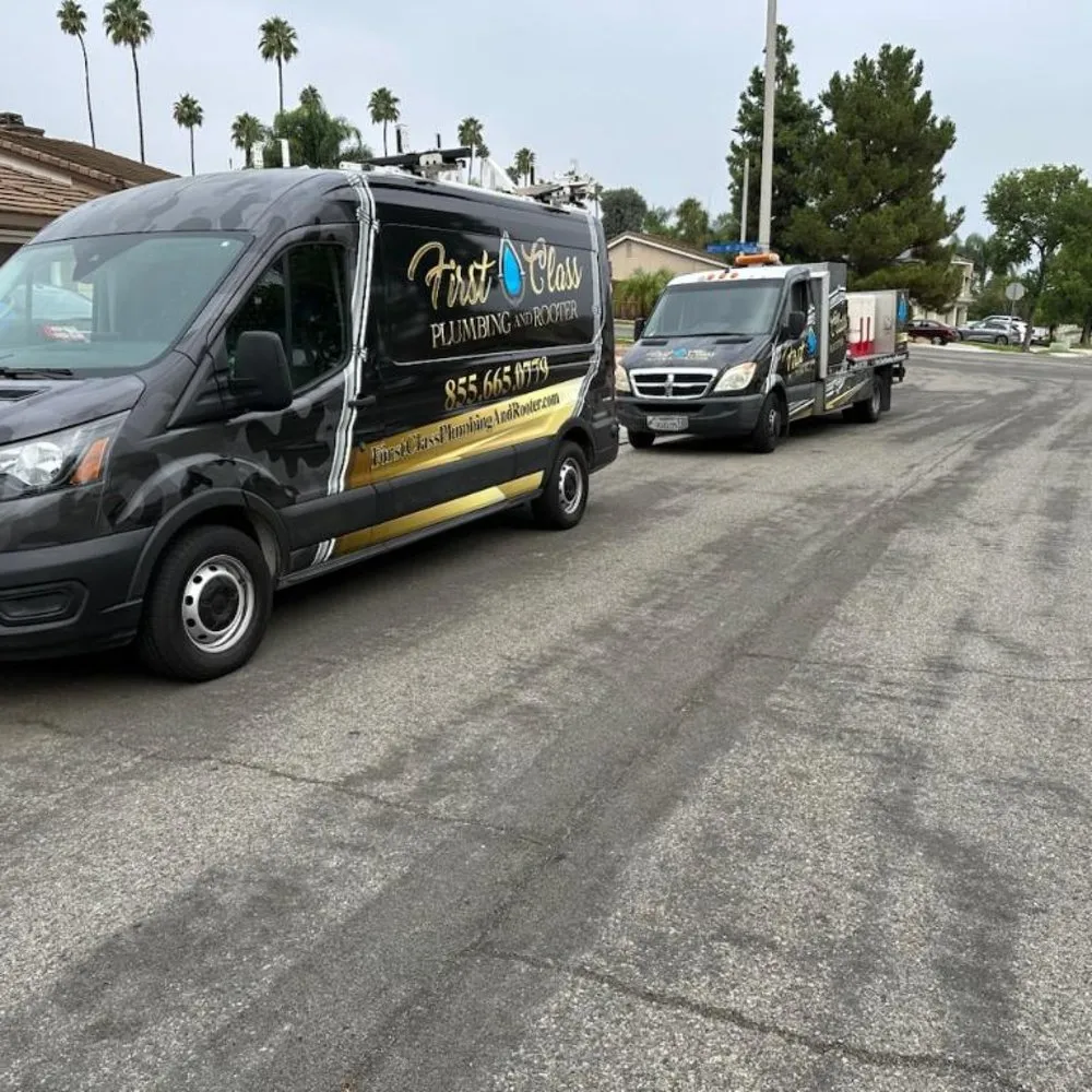 Slide of First Class Plumbing and Rooter