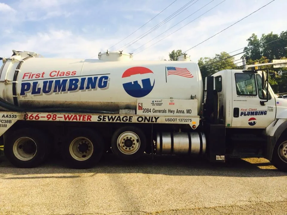 Slide of First Class Plumbing