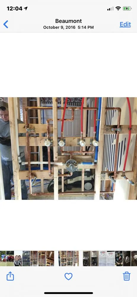 Slide of First Class Plumbing