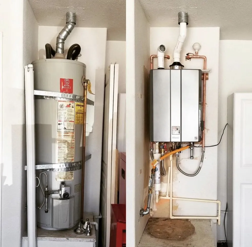 Slide of First Class Water Heaters