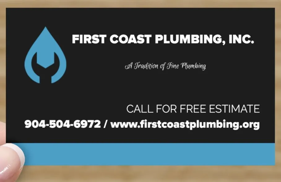 Slide of First Coast Plumbing