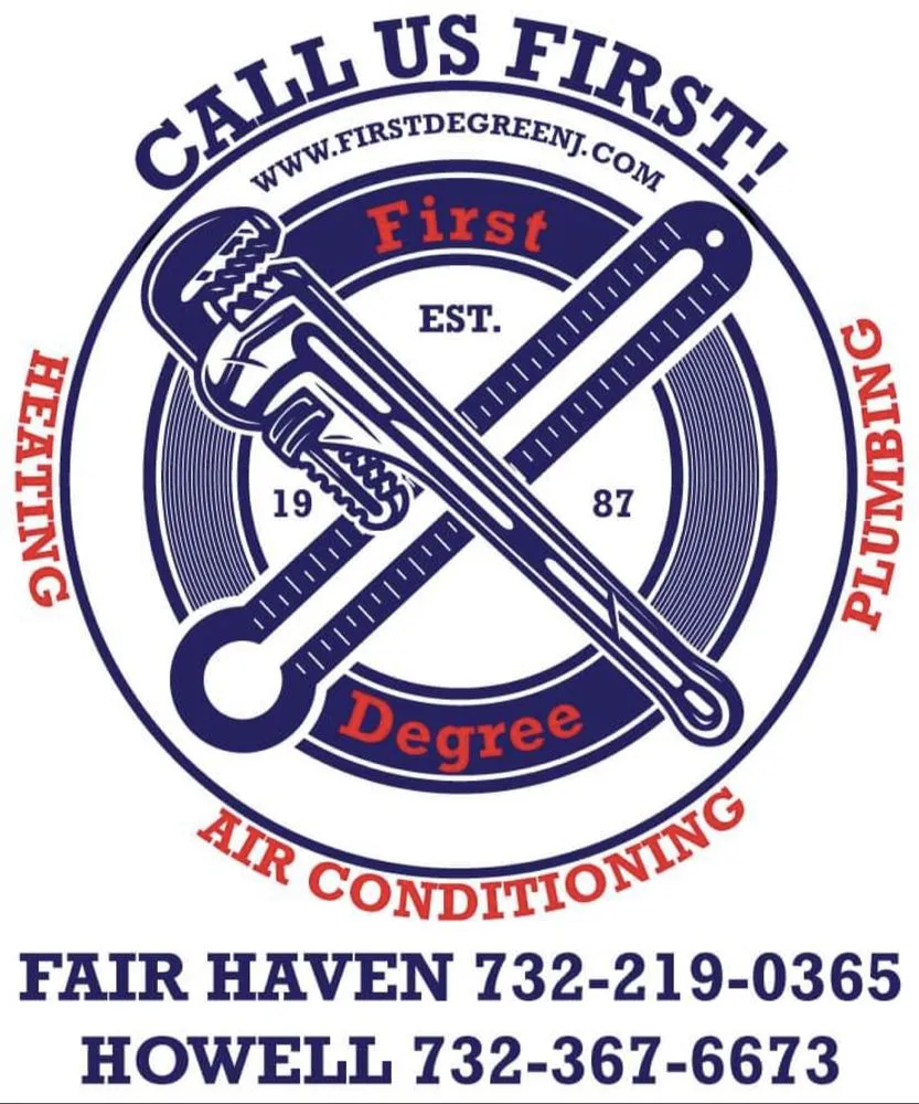 Emergency water heater service in Howell, NJ by First Degree Air Conditioning - Heating & Plumbing