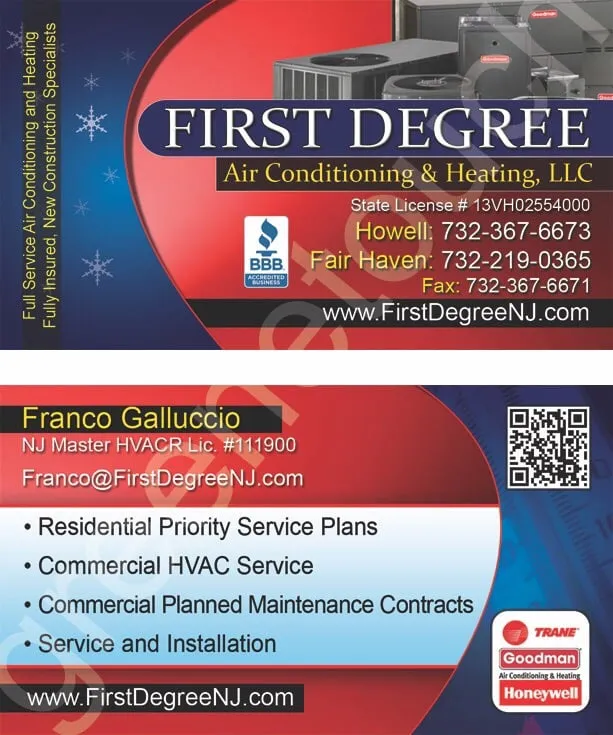 Trusted drain cleaning in Fair Haven, NJ by First Degree Air Conditioning Heating & Plumbing