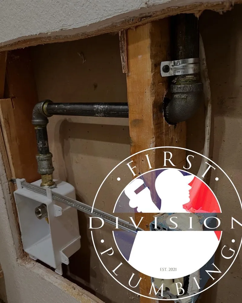 Slide of First Division Plumbing