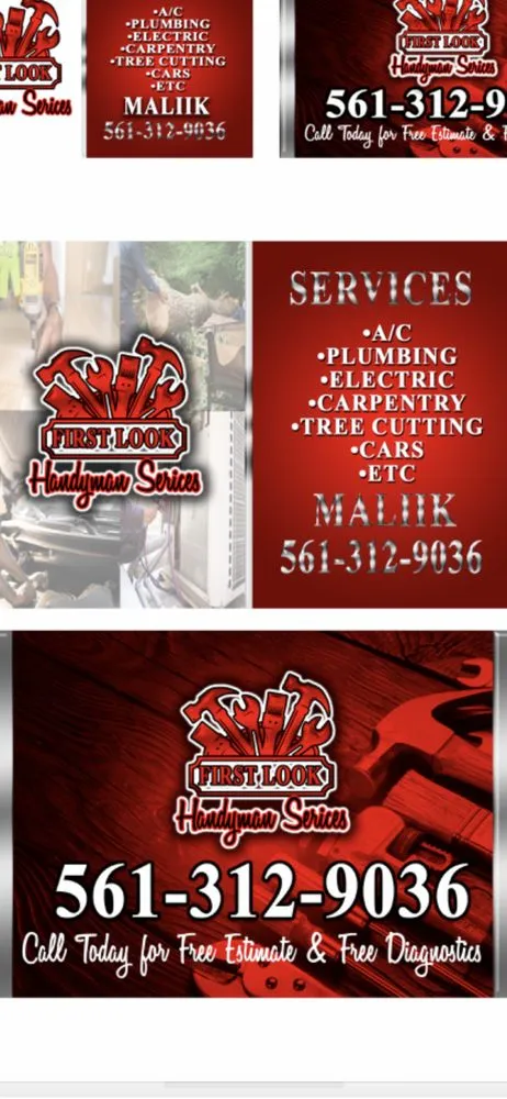 Slide of First Look Handyman Services