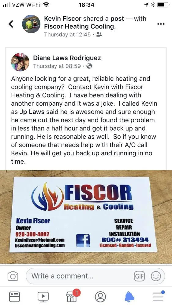 Quality emergency plumbing for homes in Camp Verde, AZ by Fiscor Plumbing and Air